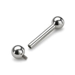 Tongue Barbell Big gauges: Internally Threaded 16g to 0G Body Piercing Jewelry