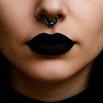 Titanium Black Captive Bead Ring: Body Piercing Jewelry - Septum, Lip, Ear