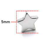 14K Gold Piercing Tragus Earring Star design 16G Labret Jewellery Cartilage piercing