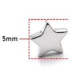 14K Gold Piercing Tragus Earring Star design 16G Labret Jewellery Cartilage piercing