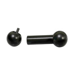 Black Tongue Barbell Big gauges: Internally Threaded 16g to 0G Body Piercing Jewelry