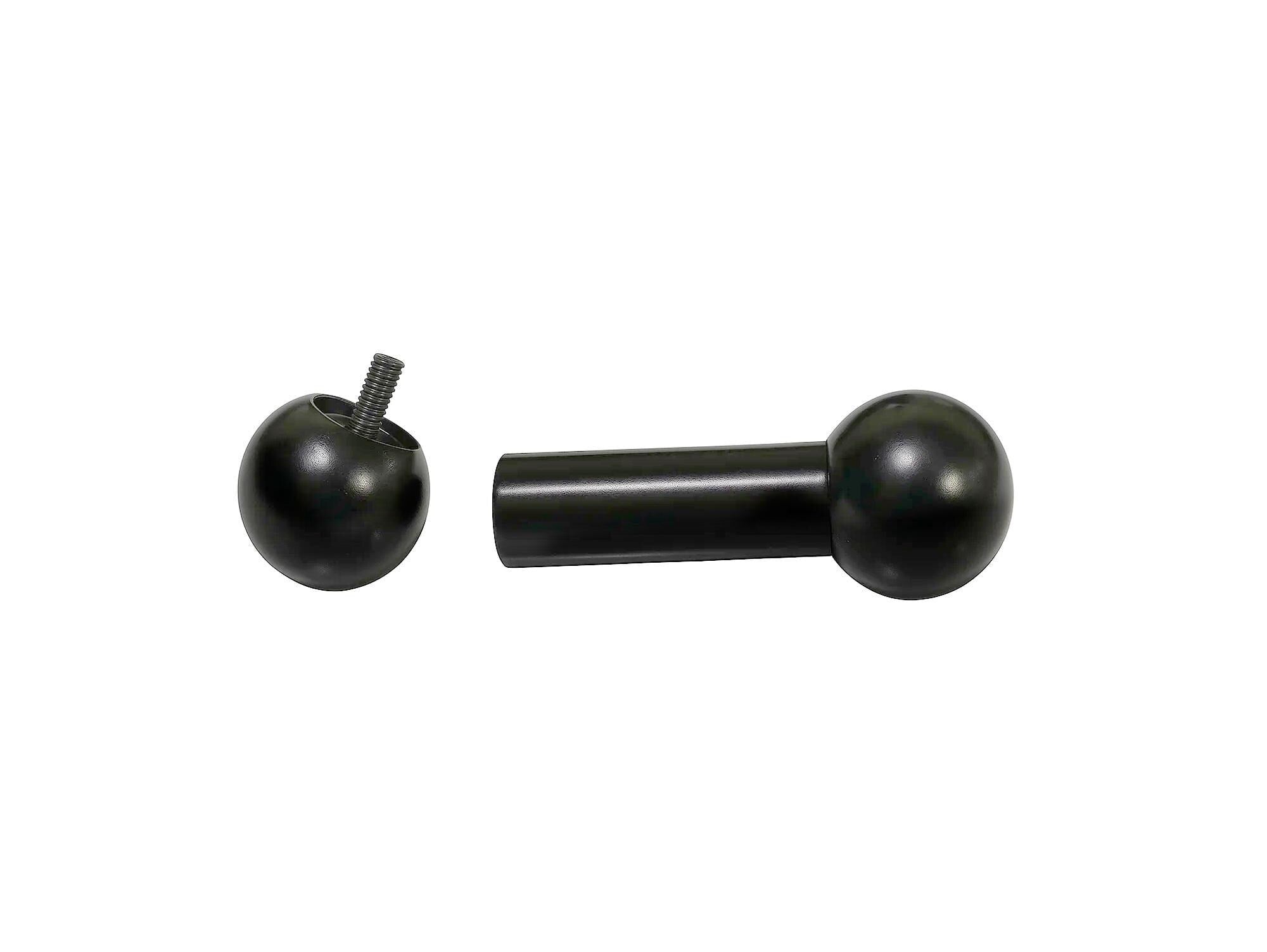 Black Tongue Barbell Big gauges: Internally Threaded 16g to 0G Body Piercing Jewelry