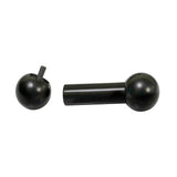 Black Tongue Barbell Big gauges: Internally Threaded 16g to 0G Body Piercing Jewelry