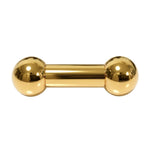 Gold Tongue Barbell Big gauges: Internally Threaded 16g to 0G Body Piercing Jewelry