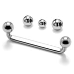 Titanium Staple Barbell, Surface Piercing Body Jewellery for Anti Eyebrow, Nape, Cleavage