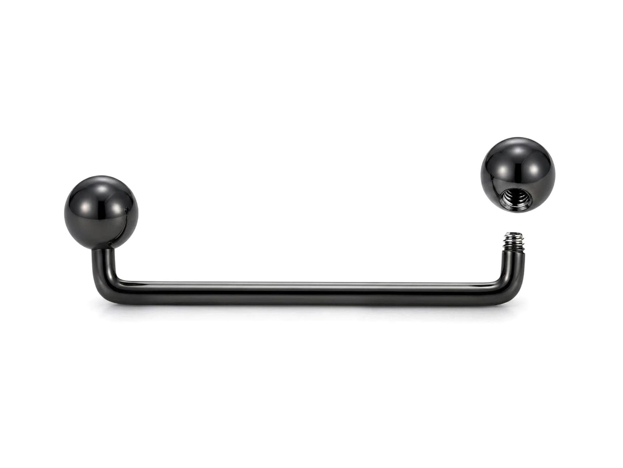 Staple Barbell, Surface Piercing Body Jewellery for Anti Eyebrow, Nape, Cleavage