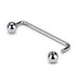 Staple Barbell, Surface Piercing Body Jewellery for Anti Eyebrow, Nape, Cleavage