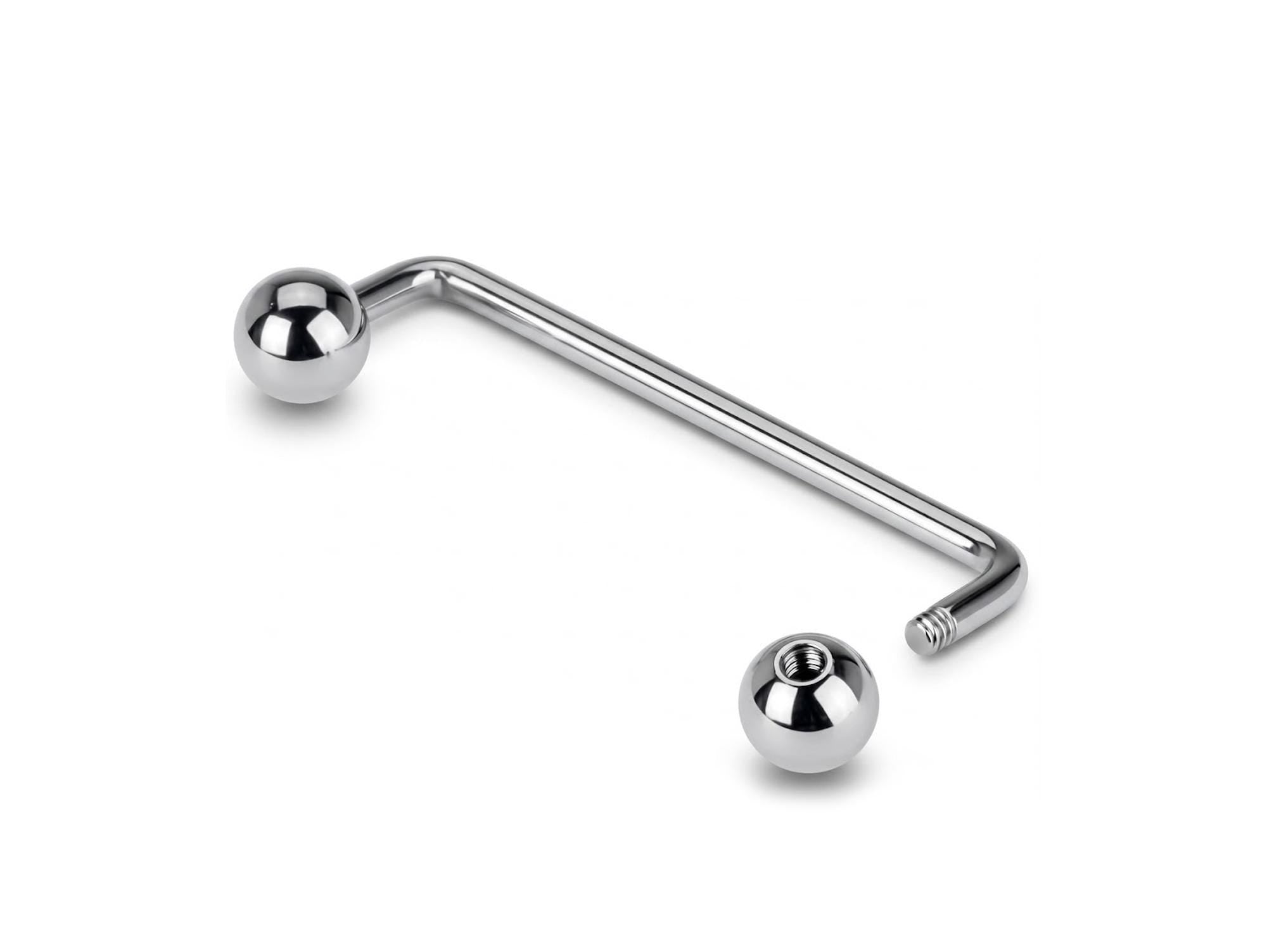 Staple Barbell, Surface Piercing Body Jewellery for Anti Eyebrow, Nape, Cleavage